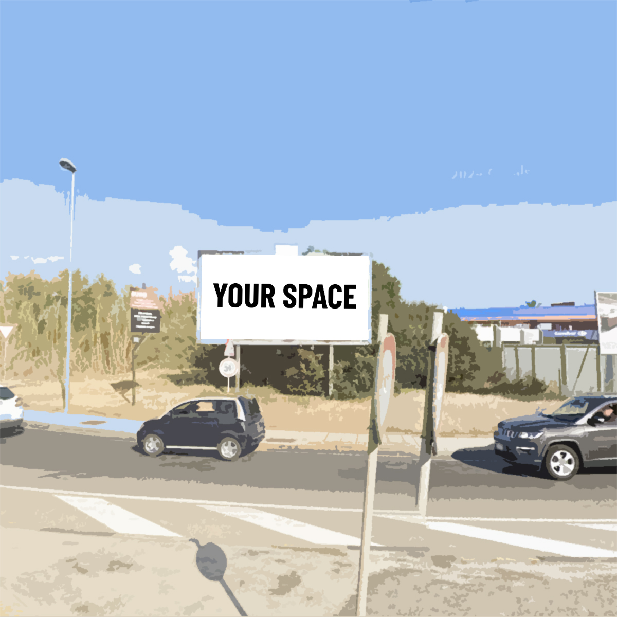 SPAZIO PUBBLICITARIO 600 x 300 Via delle Serre  (QUARTUCCIU) Dal 30/11/2026 al 13/12/2026 14 giorni